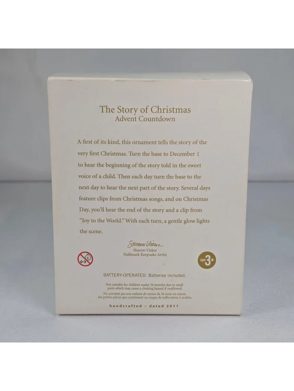 Hallmark Keepsake 2011 The Story of Christmas Advent Countdown Ornament Tested